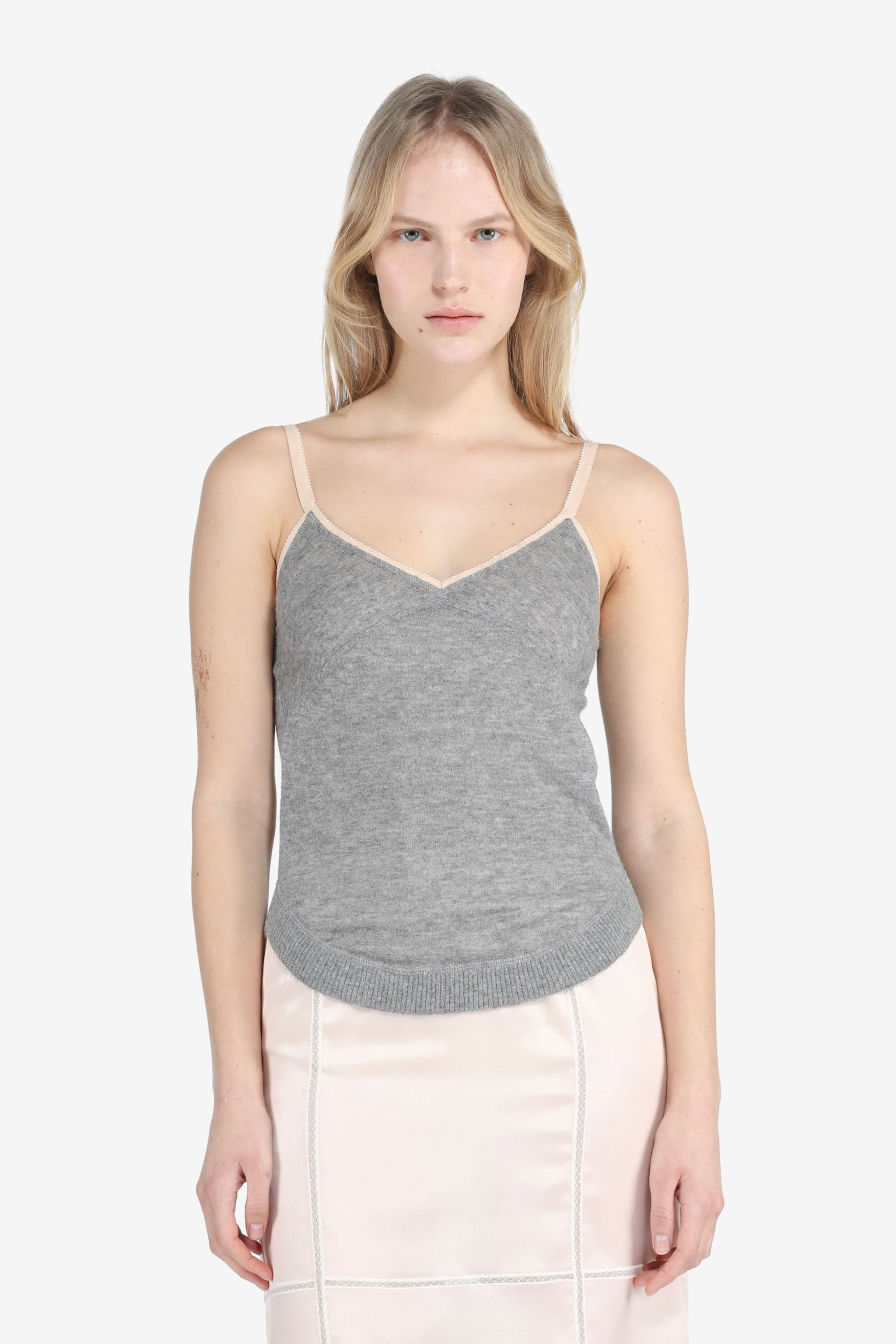 KNITTED CAMISOLE TOP - 1