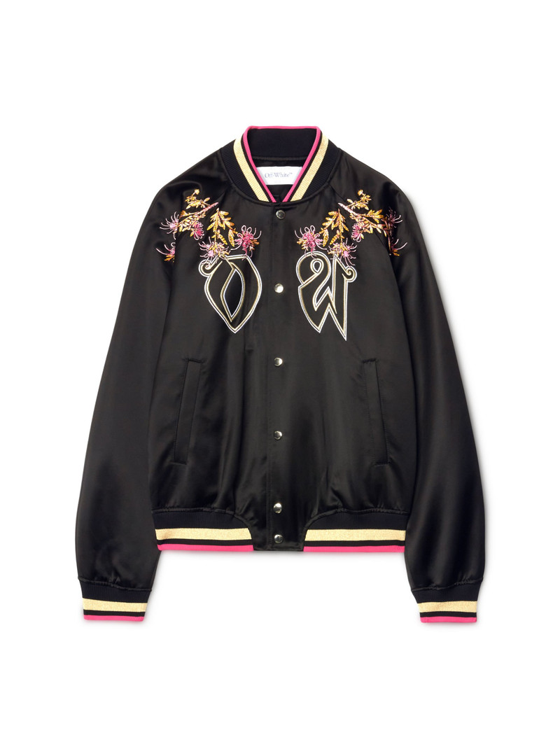 Blakc Eagle Satin Souvenir Jacket 1