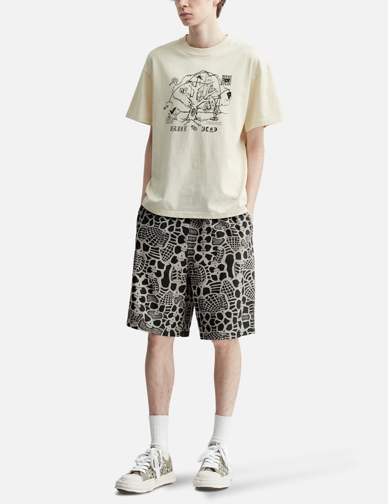 BRAIN DEAD SKULL CLIMBER SHORT outlook