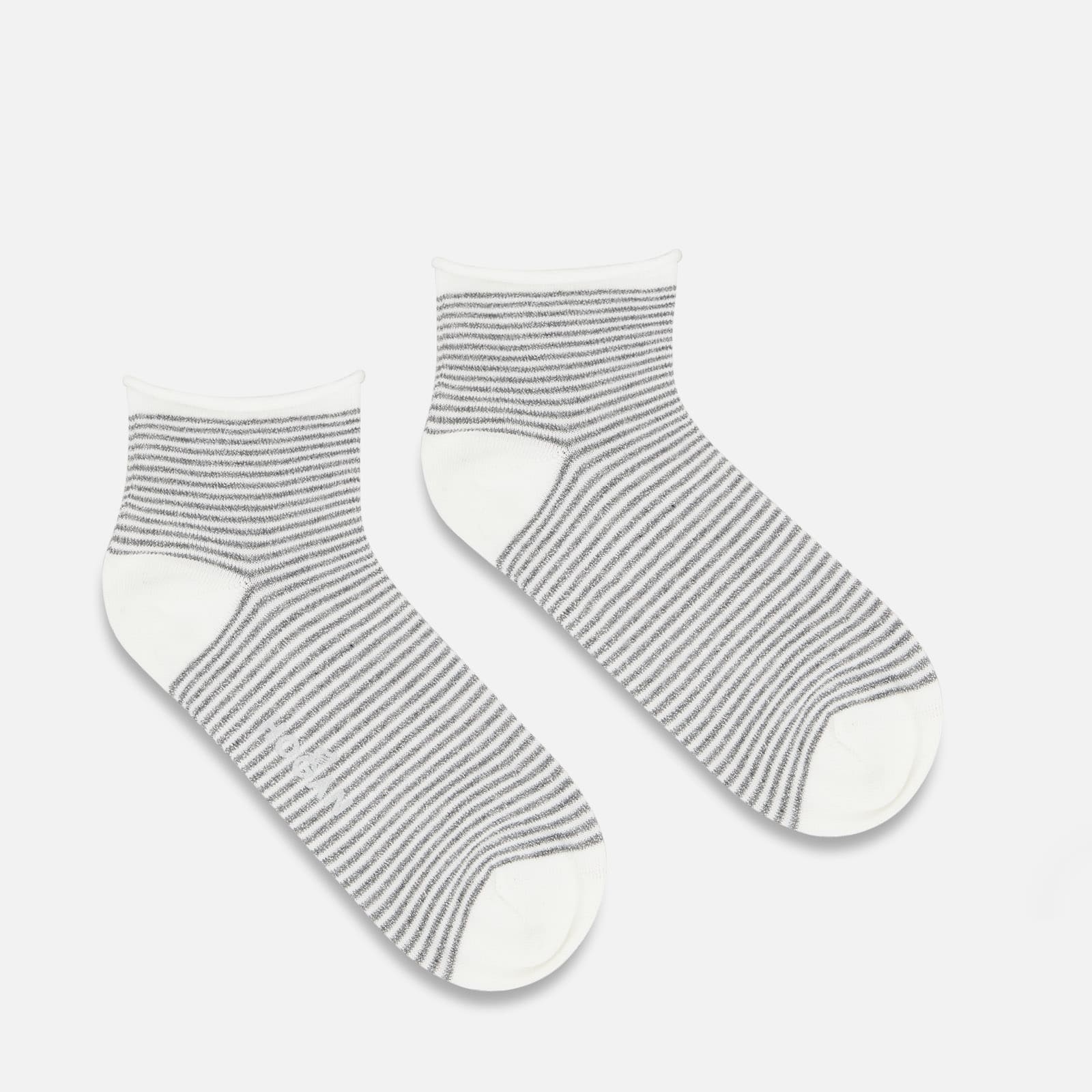 Socks White Silver - 1