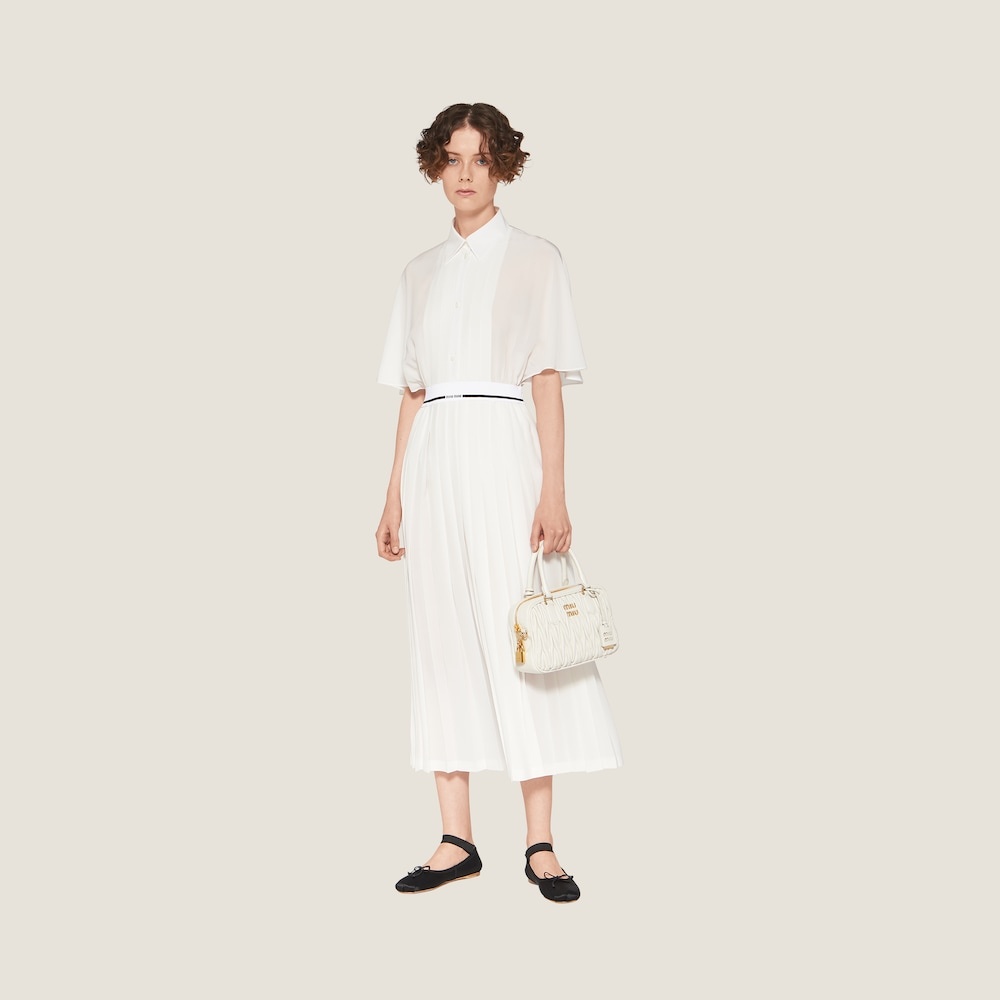 Crepe de chine midi dress - 2
