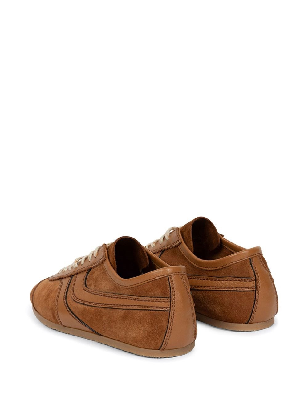 Leather and suede sneakers - 2