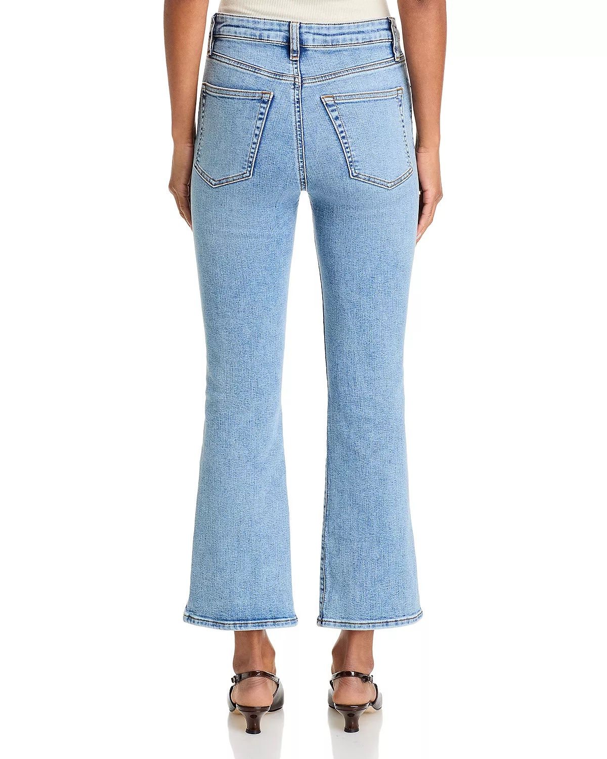 The Reboot High Rise Ankle Bootcut Jeans in Lark - 3
