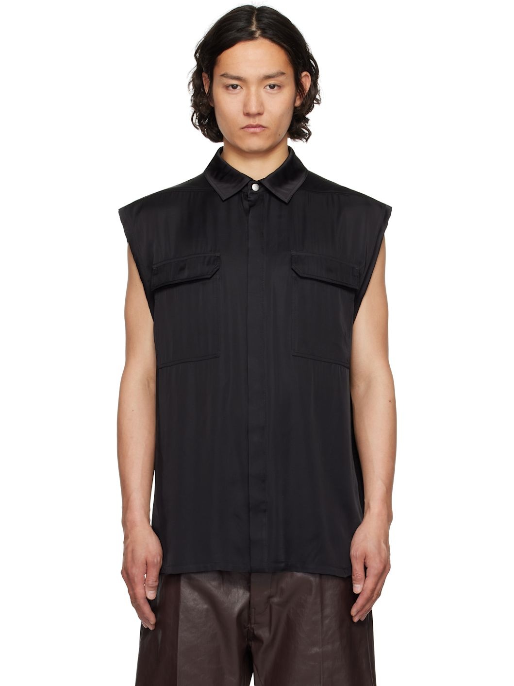Black Hollywood Jumbo SL Overshirt - 1
