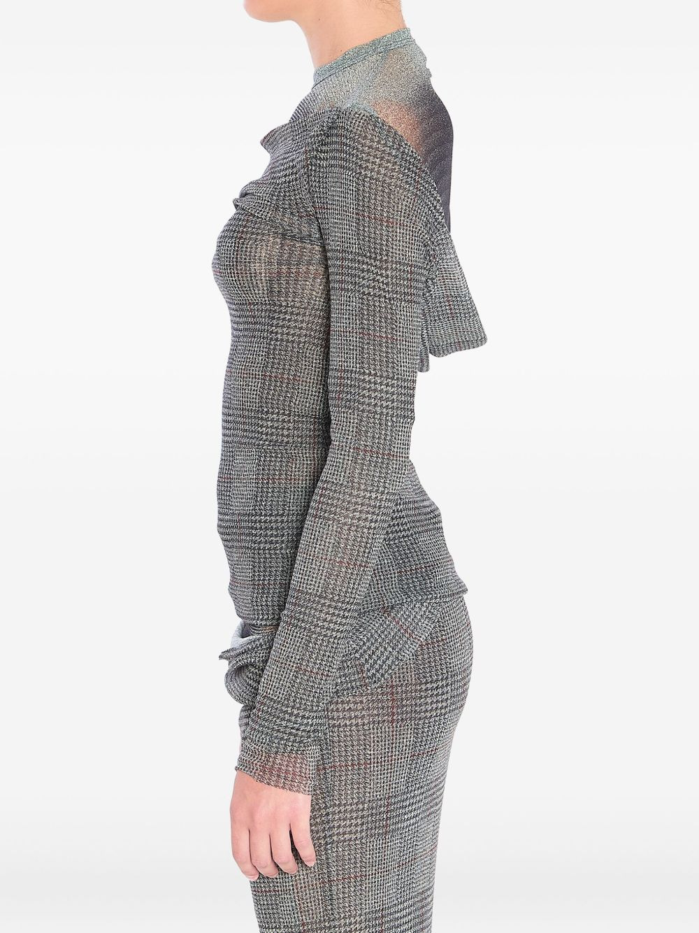 checked mesh top - 4