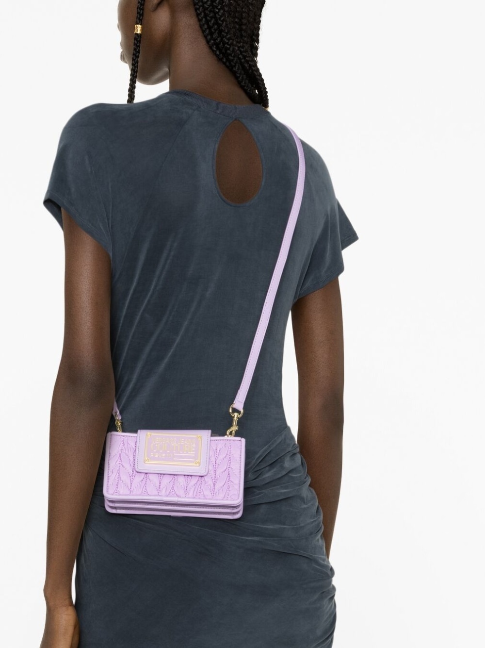 logo-plaque crossbody bag - 3