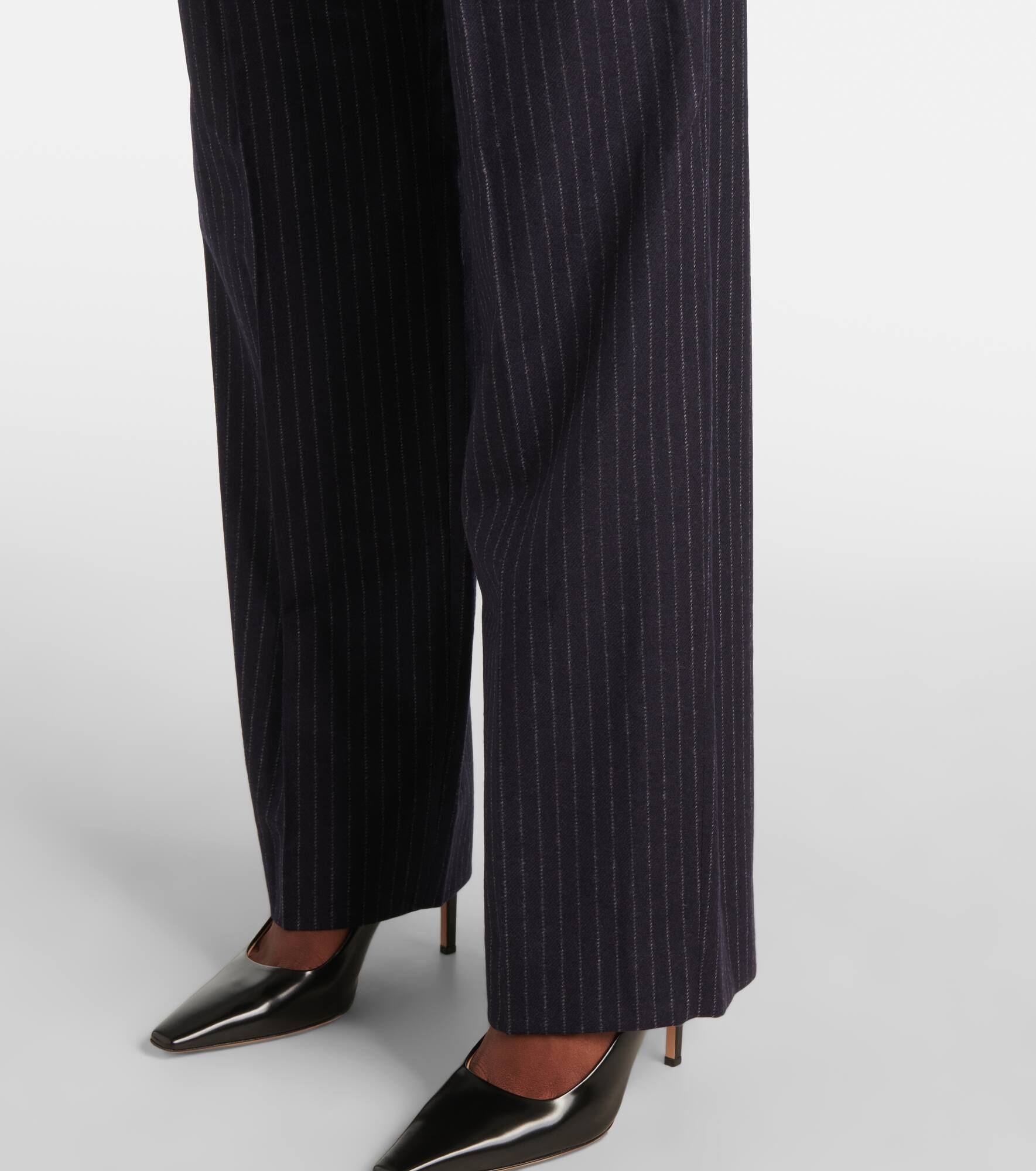 Lady Maud wool and cashmere straight pants - 5