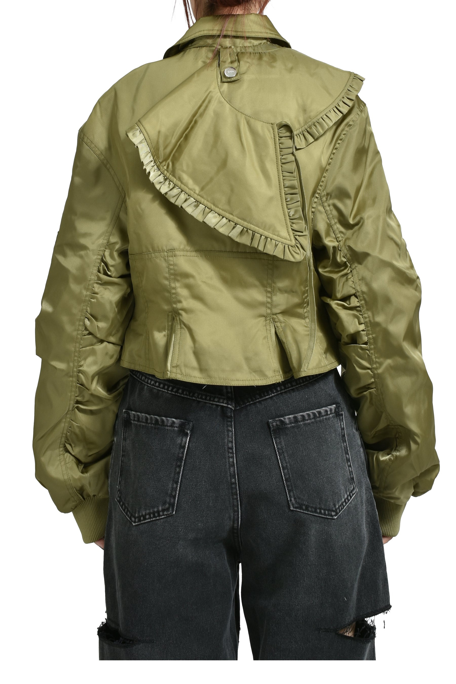 DUCHESSE NYLON FITTED JACKET / BOA - 2