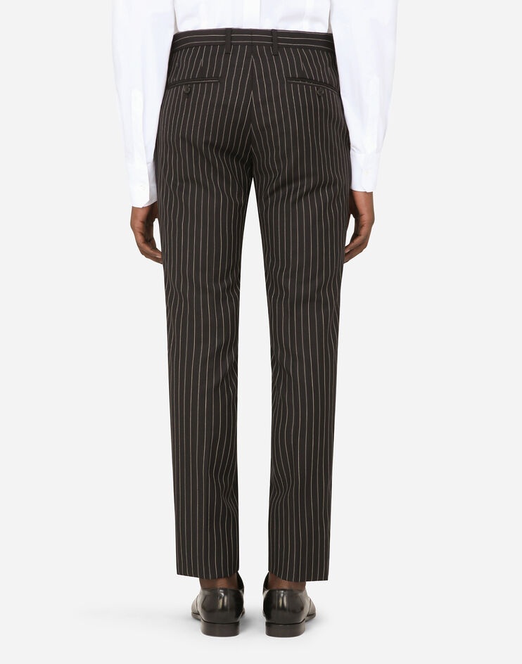 Pinstripe wool Martini-fit suit - 9