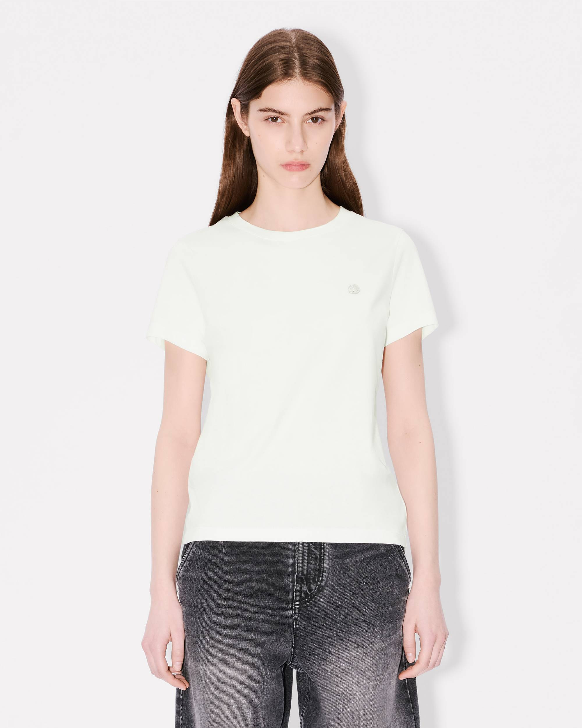 'Boke Flower' embroidered T-shirt in cotton - 3