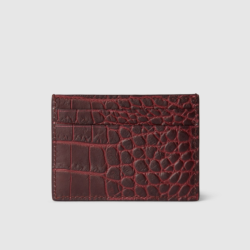 Crocodile card case 4