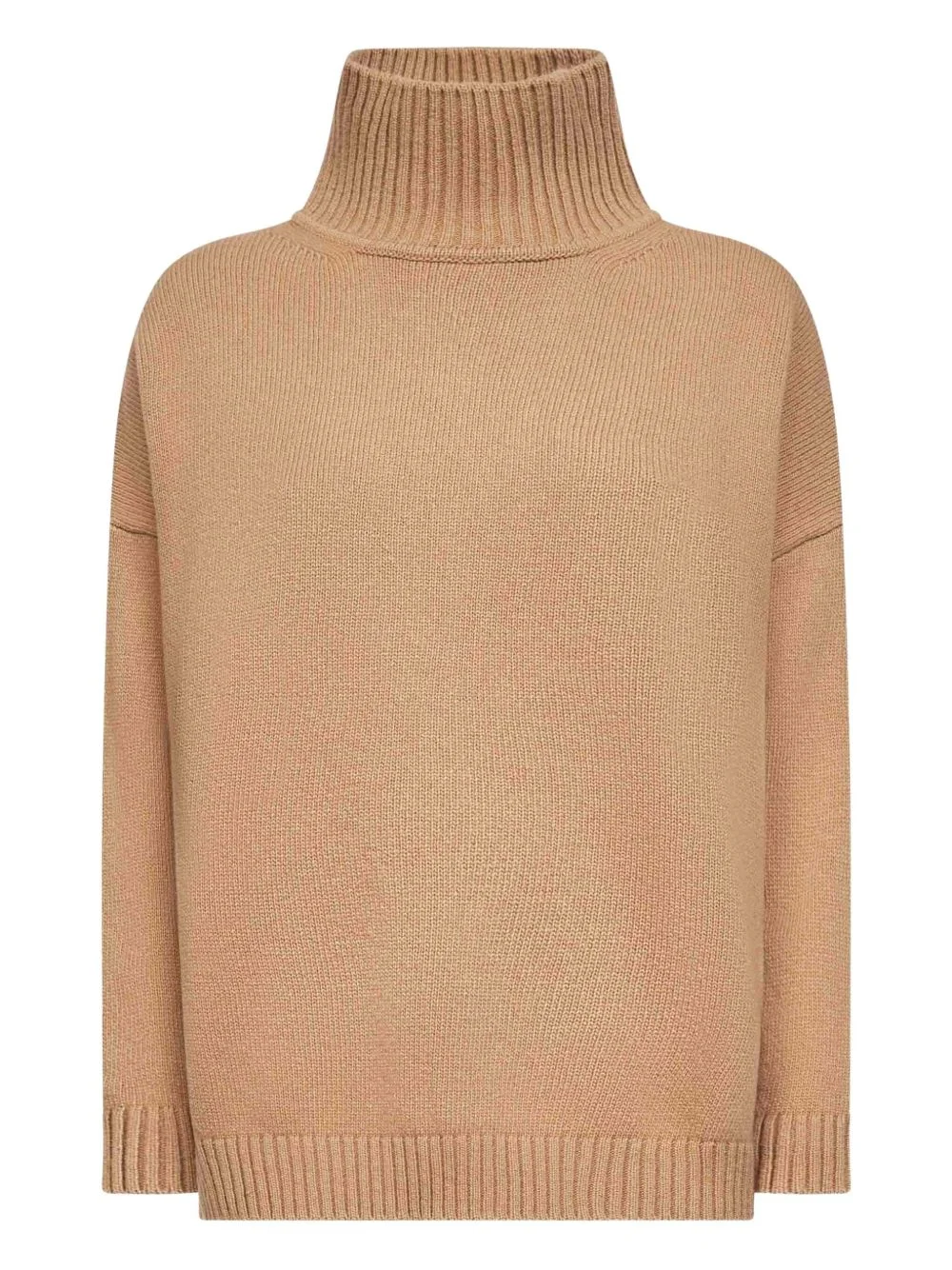 ribbed turtleneck sweater - 1