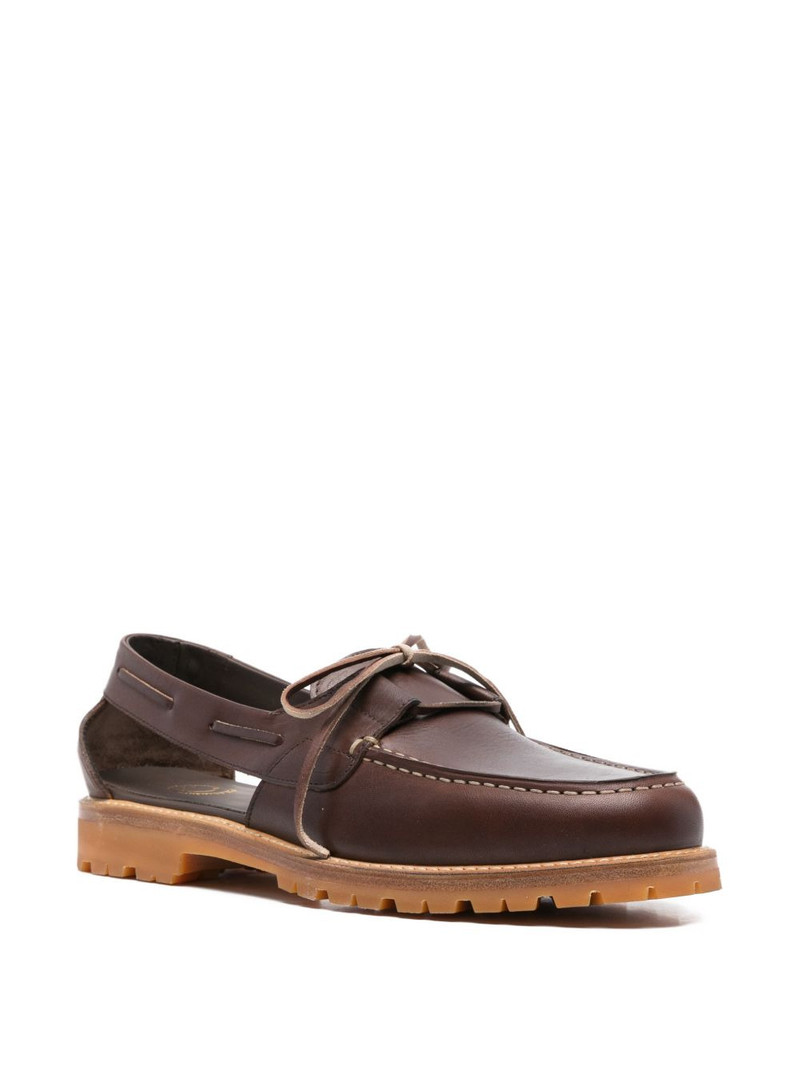 A KIND OF GUISE Barolo cut-out boat shoes outlook