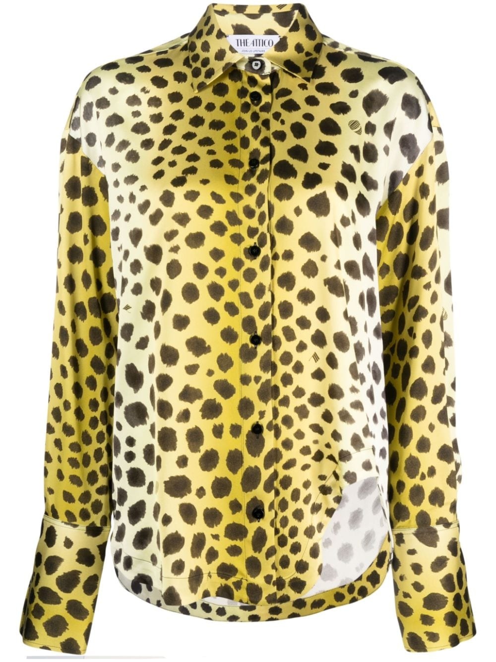 cheetah-print long-sleeve shirt - 1