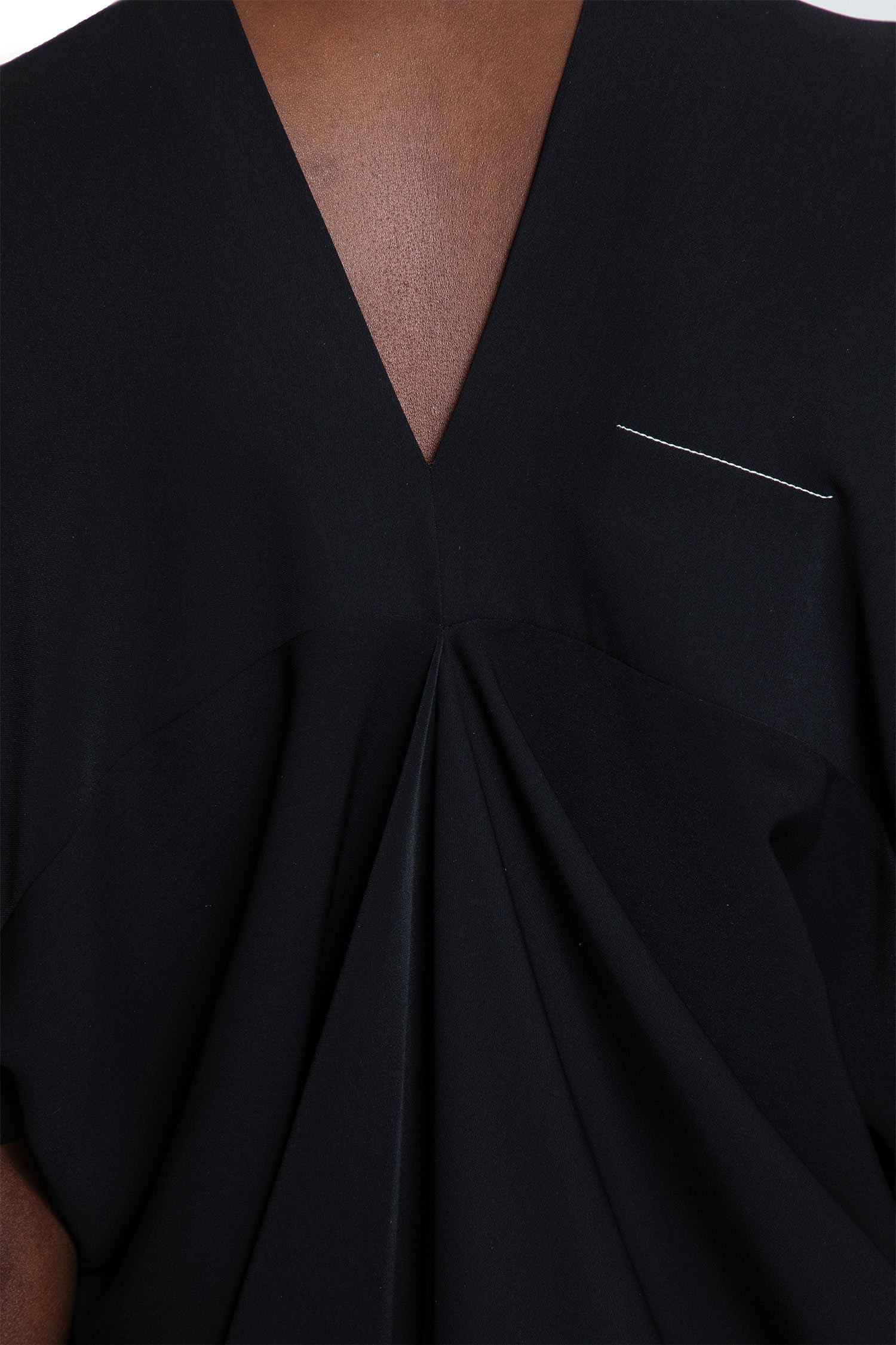 Draped-V-Neck-Top - 4