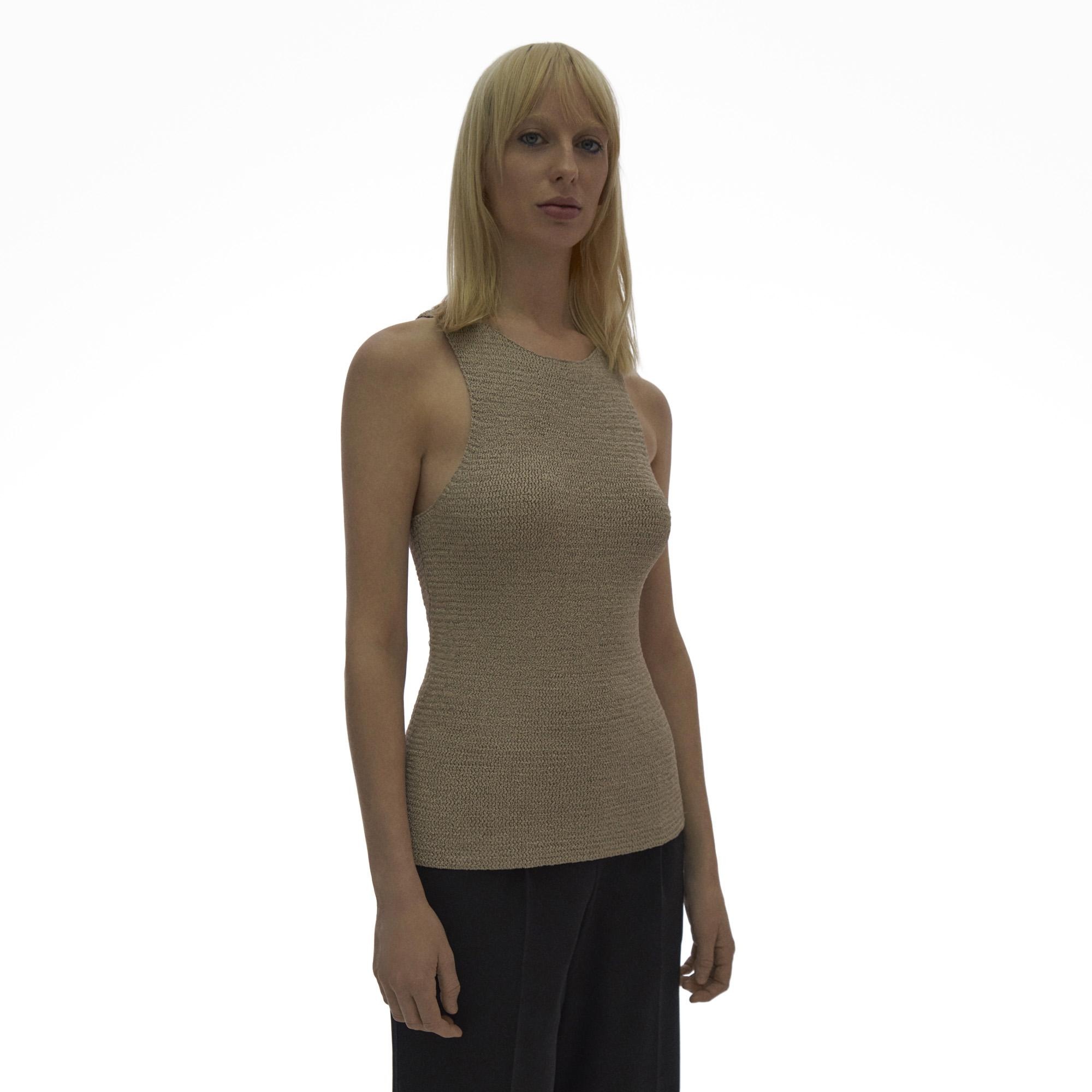 RIBBON KNIT TANK - 5
