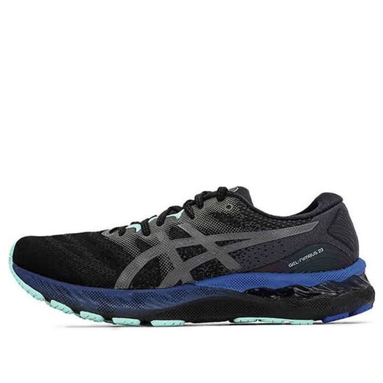 ASICS Gel-Nimbus 23 Night Run Series Sneakers Black/Blue 1011B414-001 - 1