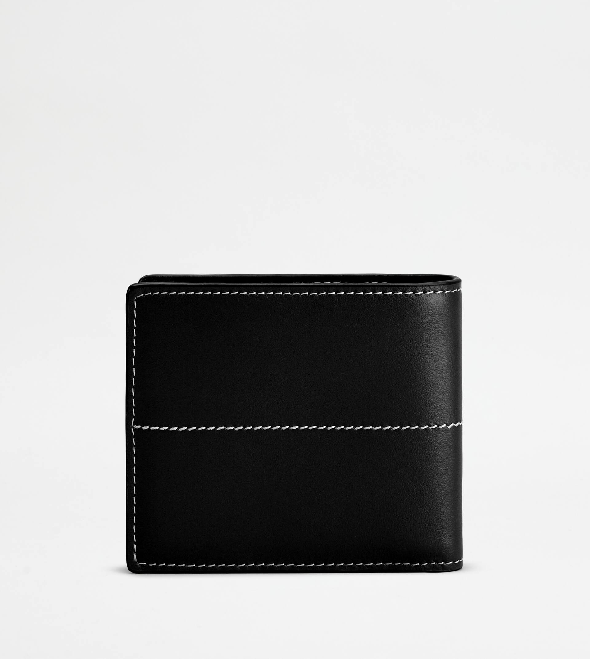 WALLET IN LEATHER - BLACK - 3