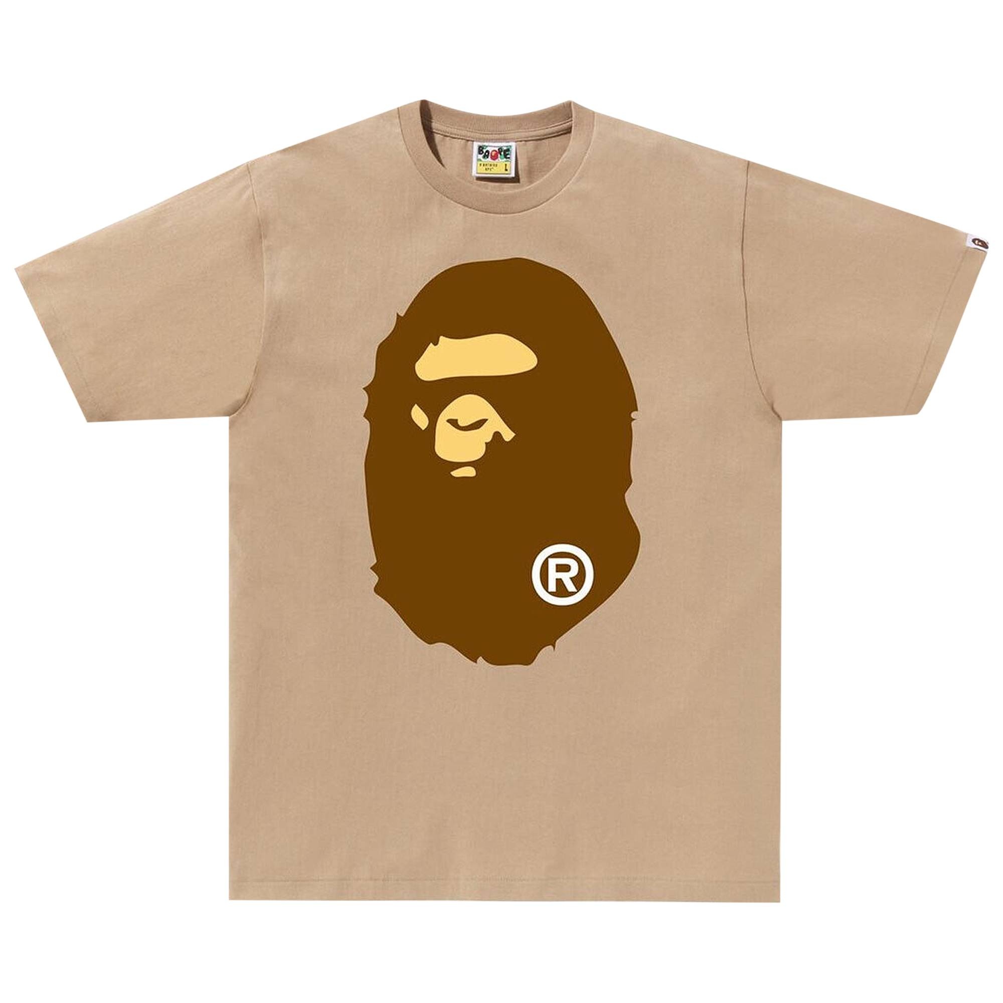 BAPE Big Ape Head Tee 'Beige' - 1