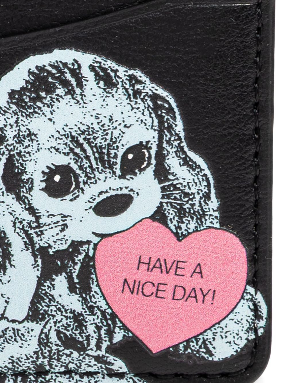 puppy-print cardholder - 4
