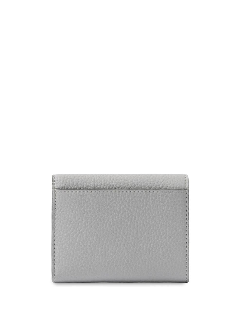 grainy leather wallet - 2