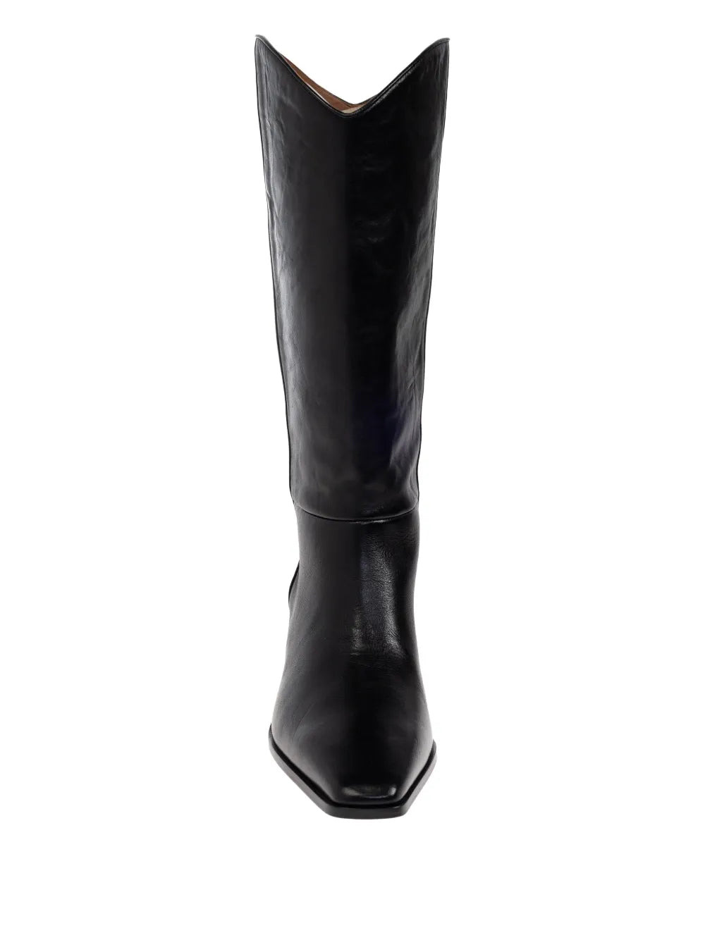 Bettina Leather Pointed Toe Boots 50mm - 3