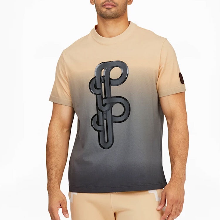 PUMA x PRONOUNCE Graphic Tee Crossover Gradient Tie Dye Sports Short Sleeve Khaki 532144-20 - 4