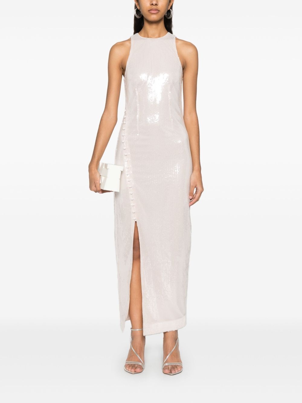 sequinned maxi dress - 2