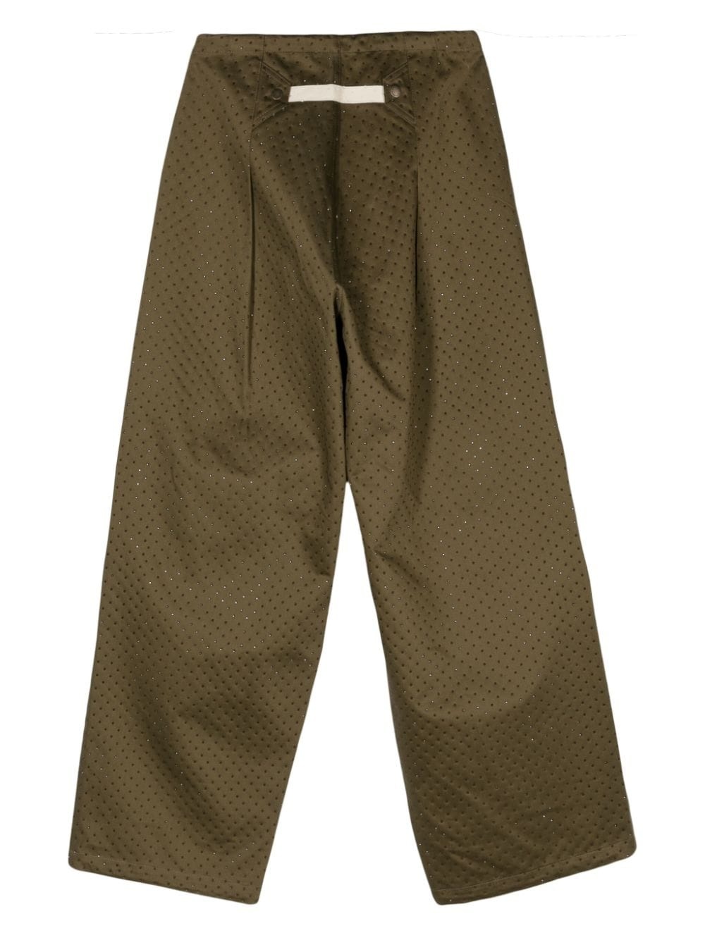 Daisy rhinestone-embellished palazzo pants - 2