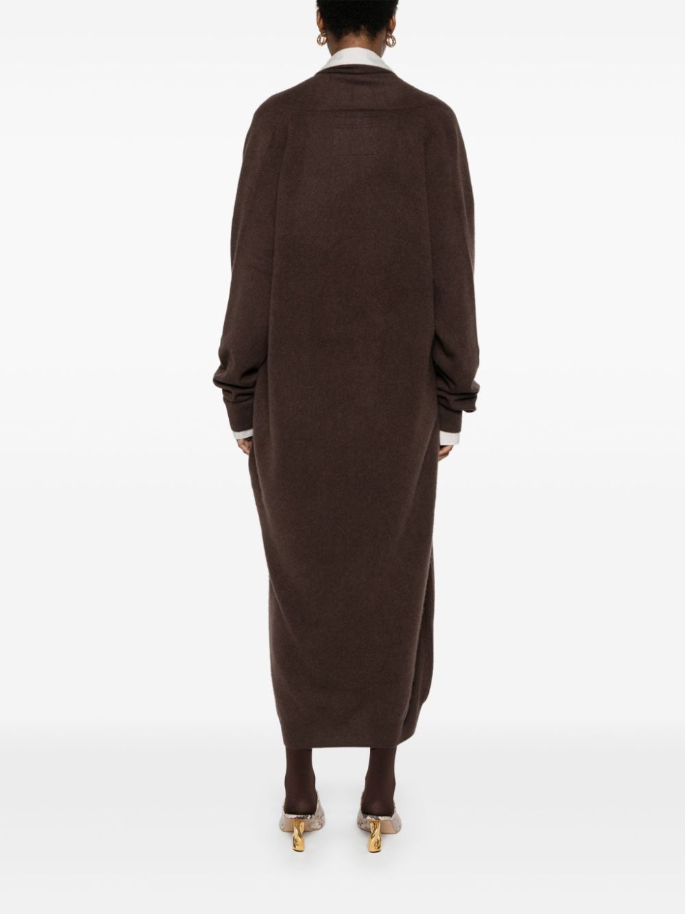 cashmere maxi dress - 4