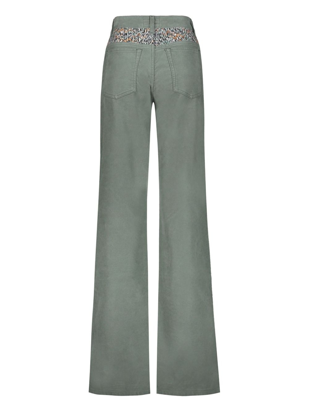cotton-blend trousers - 2
