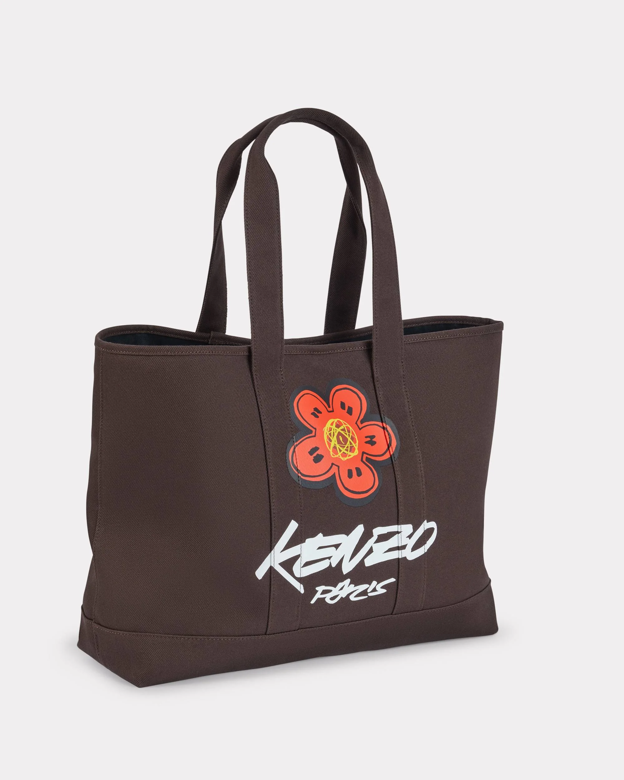 'Kenzo x Futura 2000' large tote bag 'Kenzo Utility' in canvas - 1