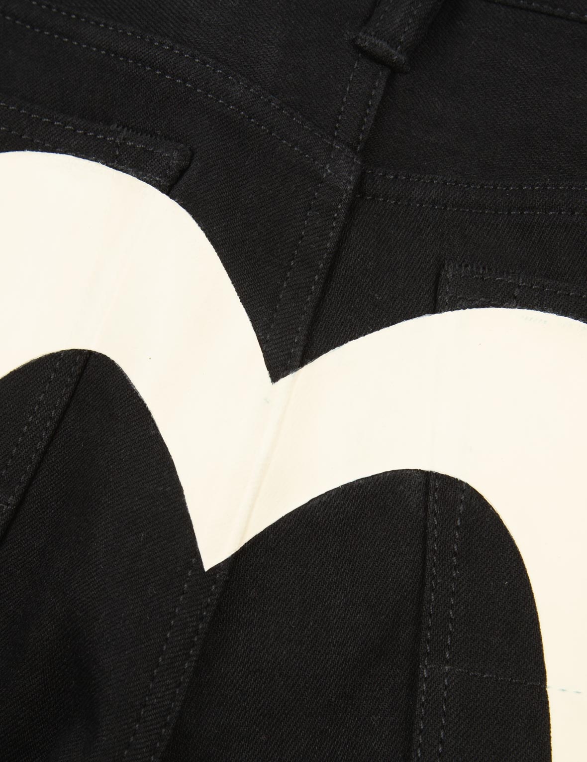 DAICOCK PRINT WITH KAMON EMBROIDERY CARROT-FIT JEANS #2017 - 10