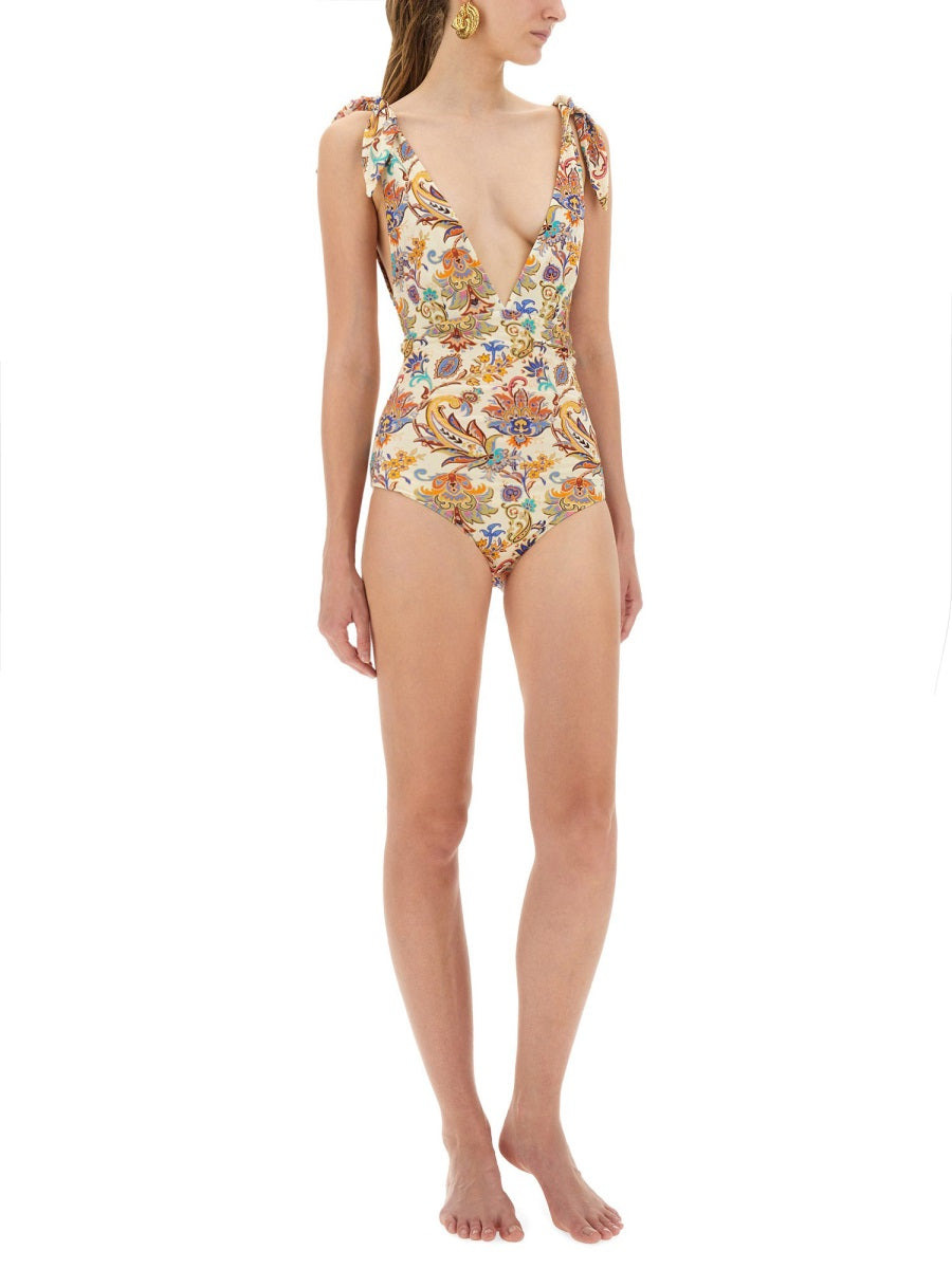 Etro Women Printed One-Piece Swimsuit - 2