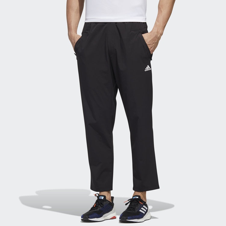 adidas Tatting Training Casual Running Fitness Long Pants Men Black GF3975 - 3