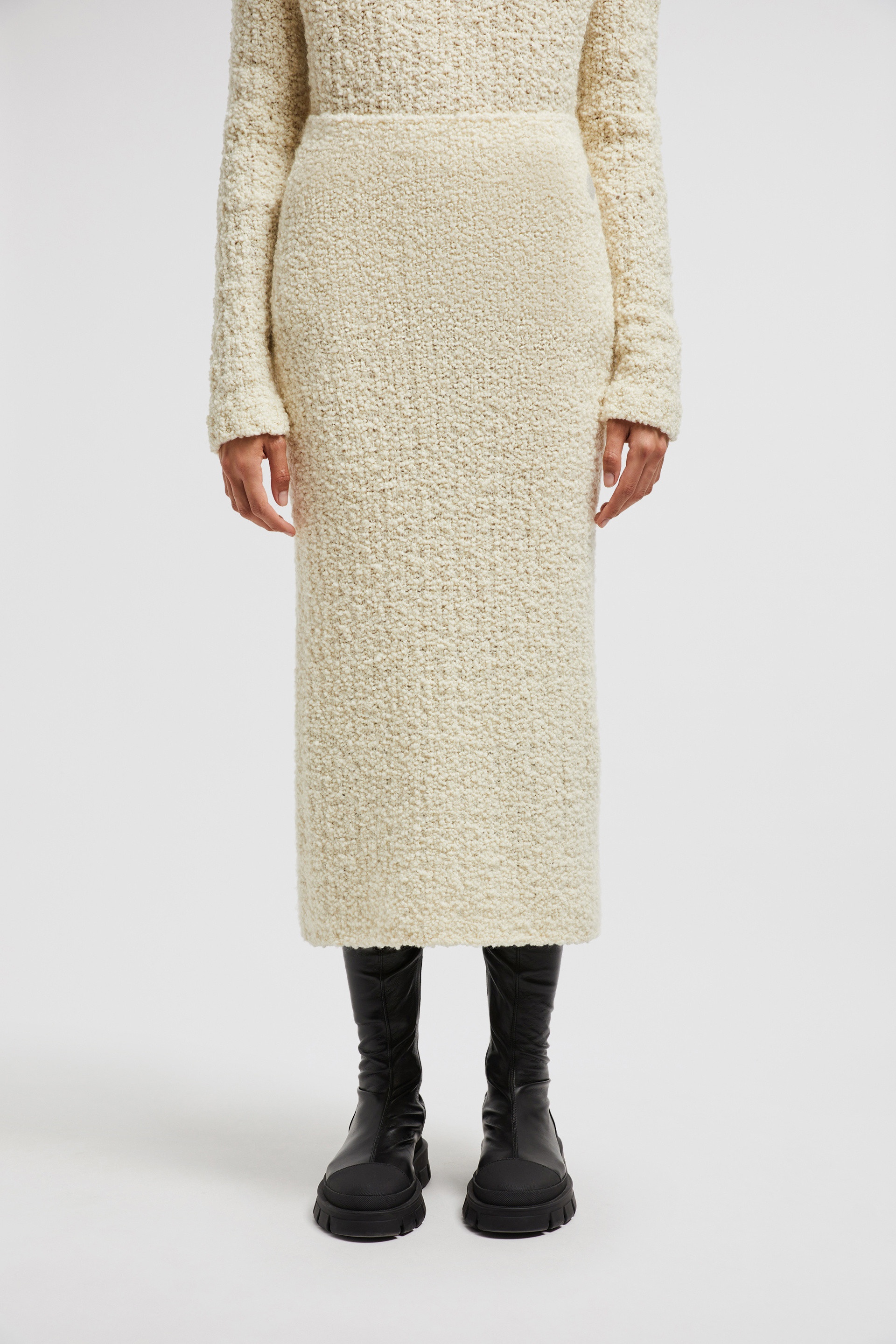 Bouclé Midi Skirt - 2