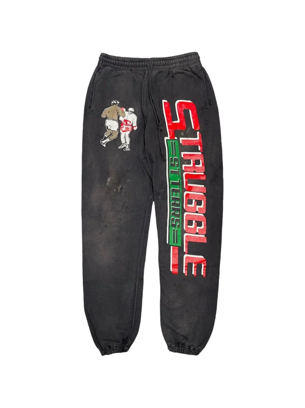 x Saint Michael Struggle logo sweatpants - 1