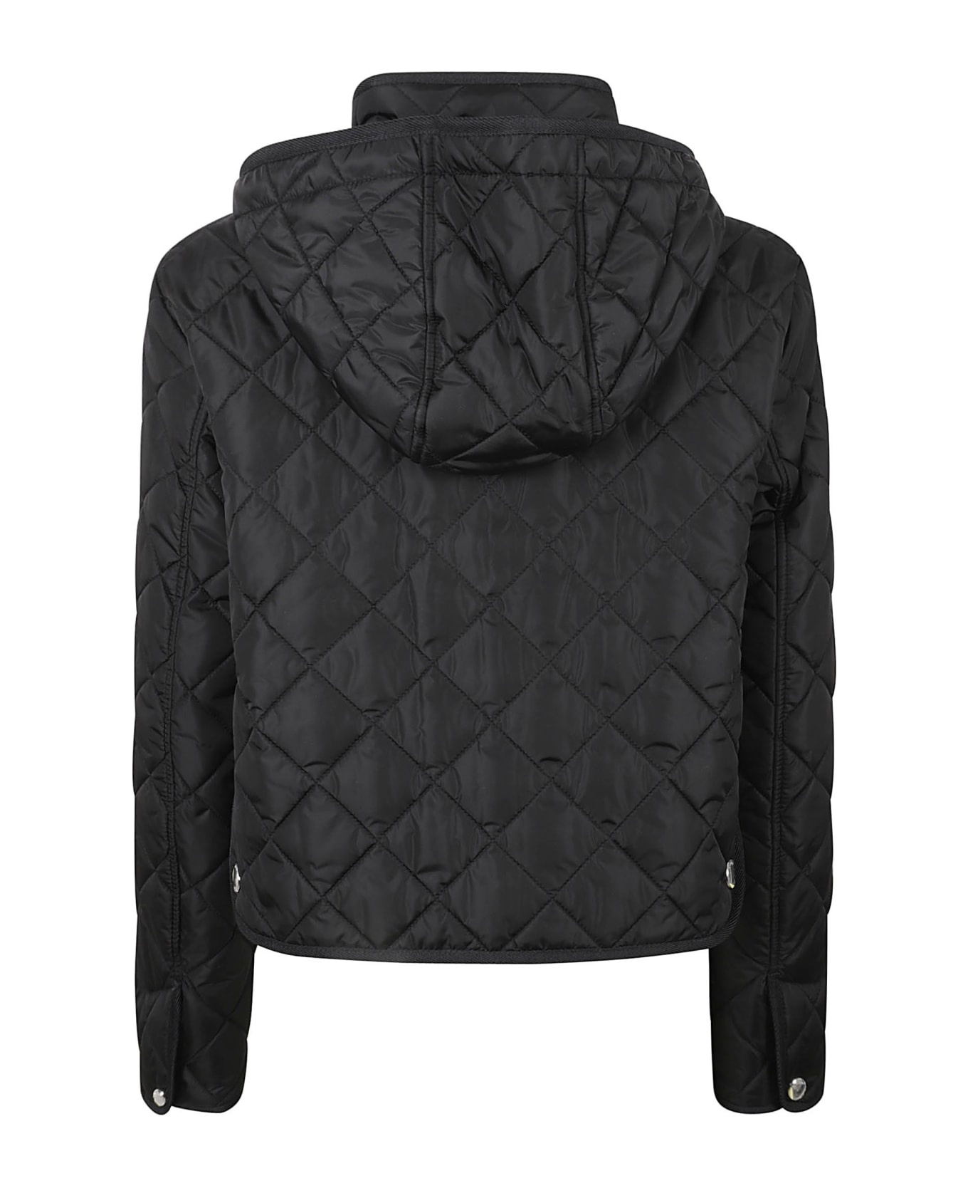 High-neck Quilted Jacket - 2