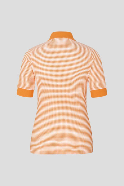 BOGNER Wendy Polo shirt in Orange/White outlook