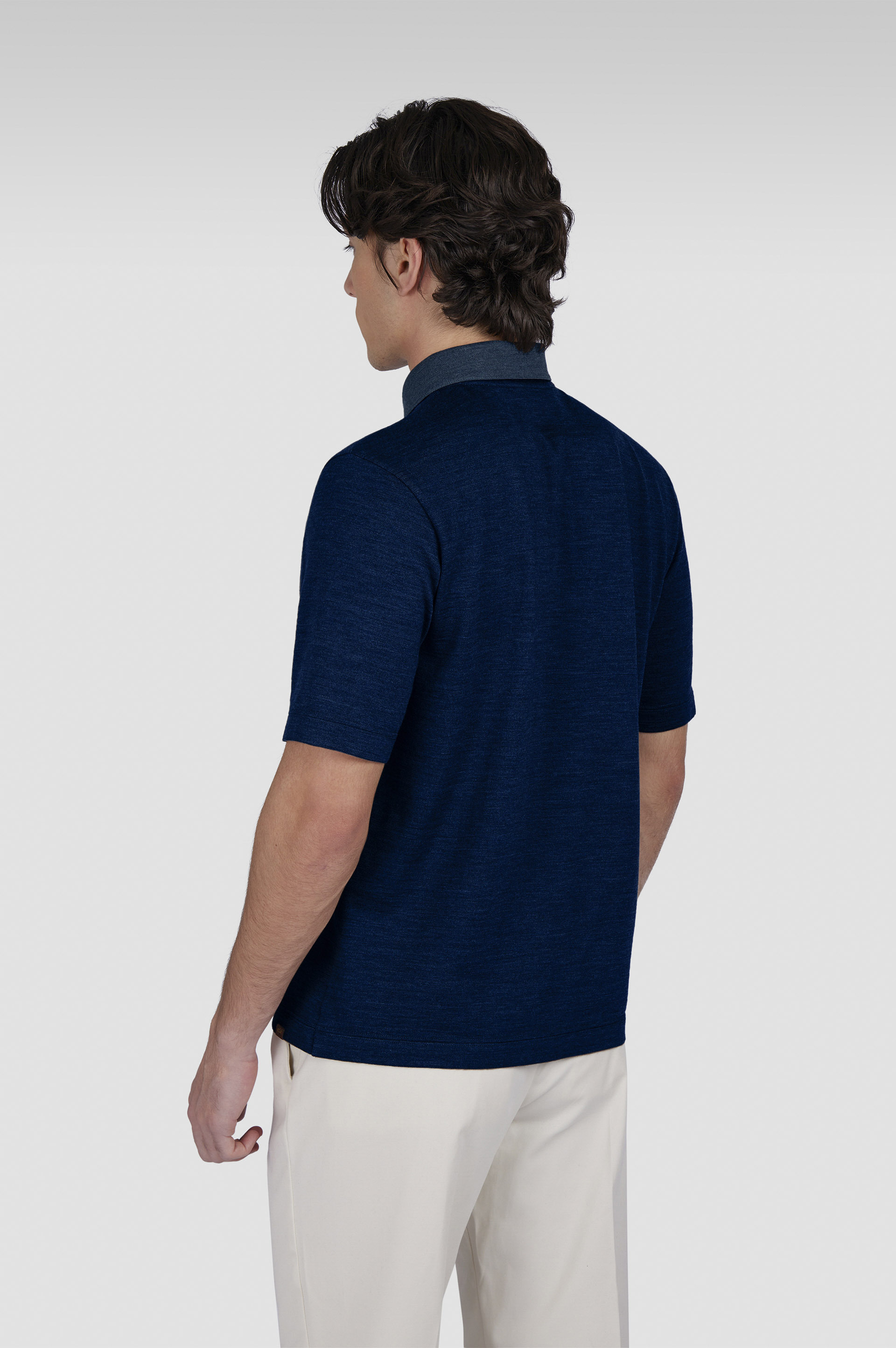 MERINO EXTRAFINE POLO SHIRT - 3