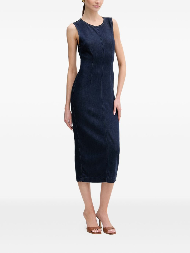 panelled sleeveless midi dress 3