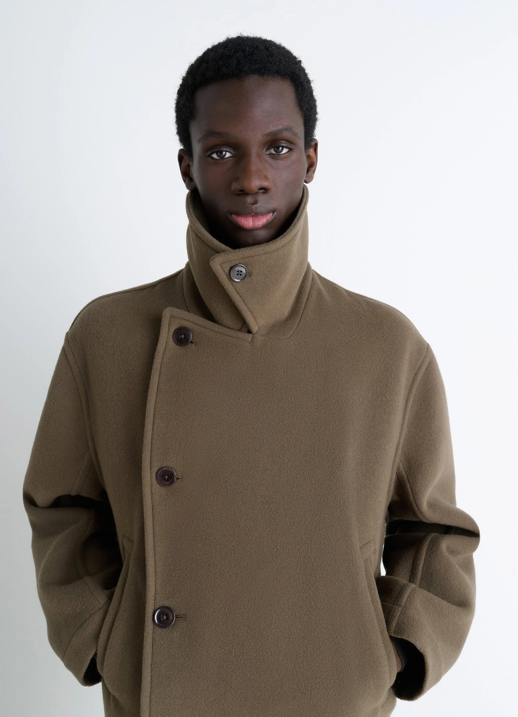 BOXY PEACOAT - 5