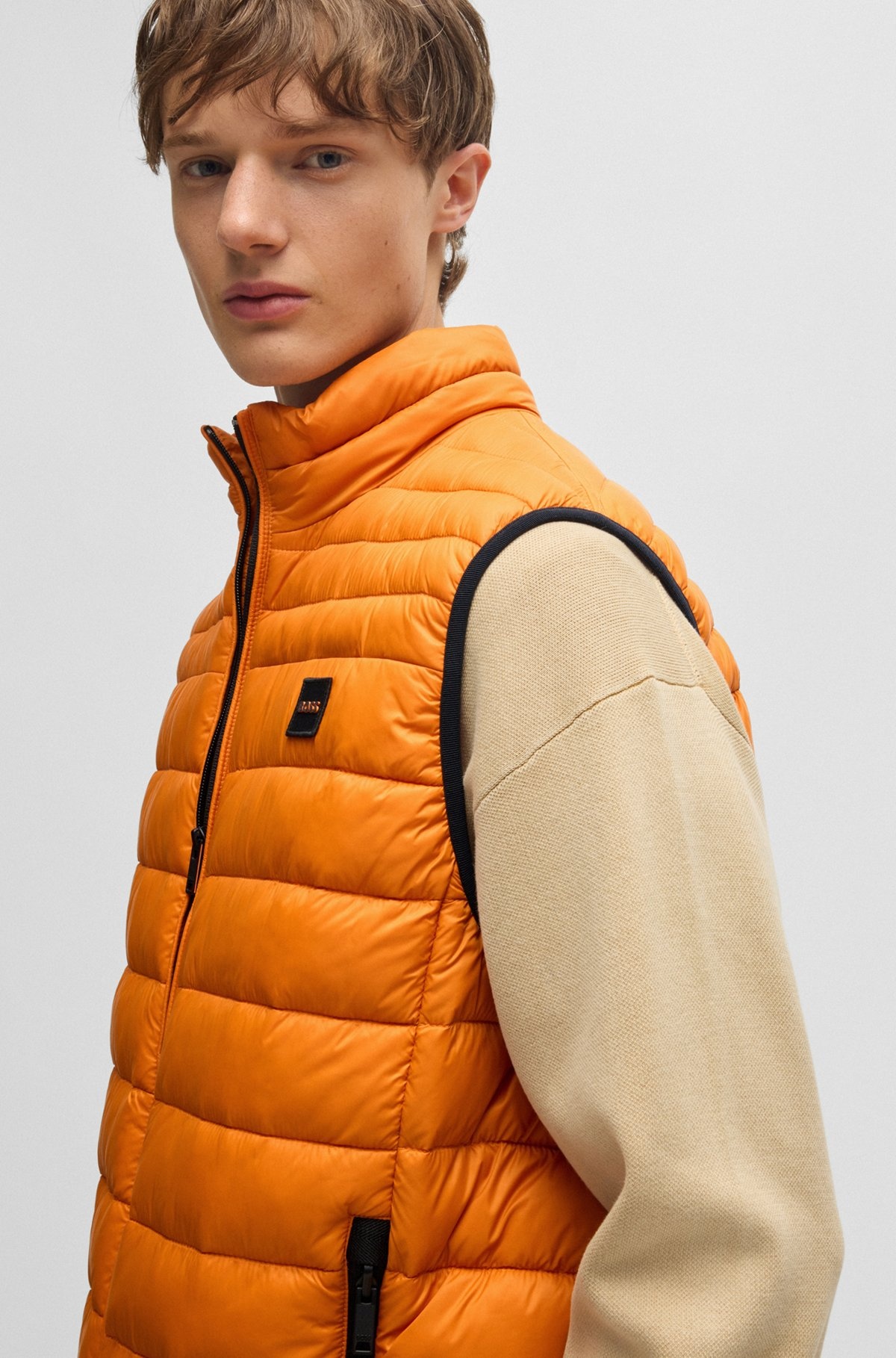PACKABLE DOWN GILET IN WATER-REPELLENT FABRIC - 6