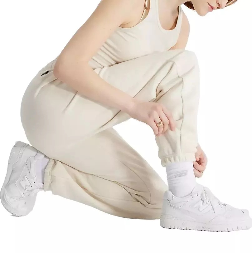 Women's Graphic Fleece Pants - Linen - 6