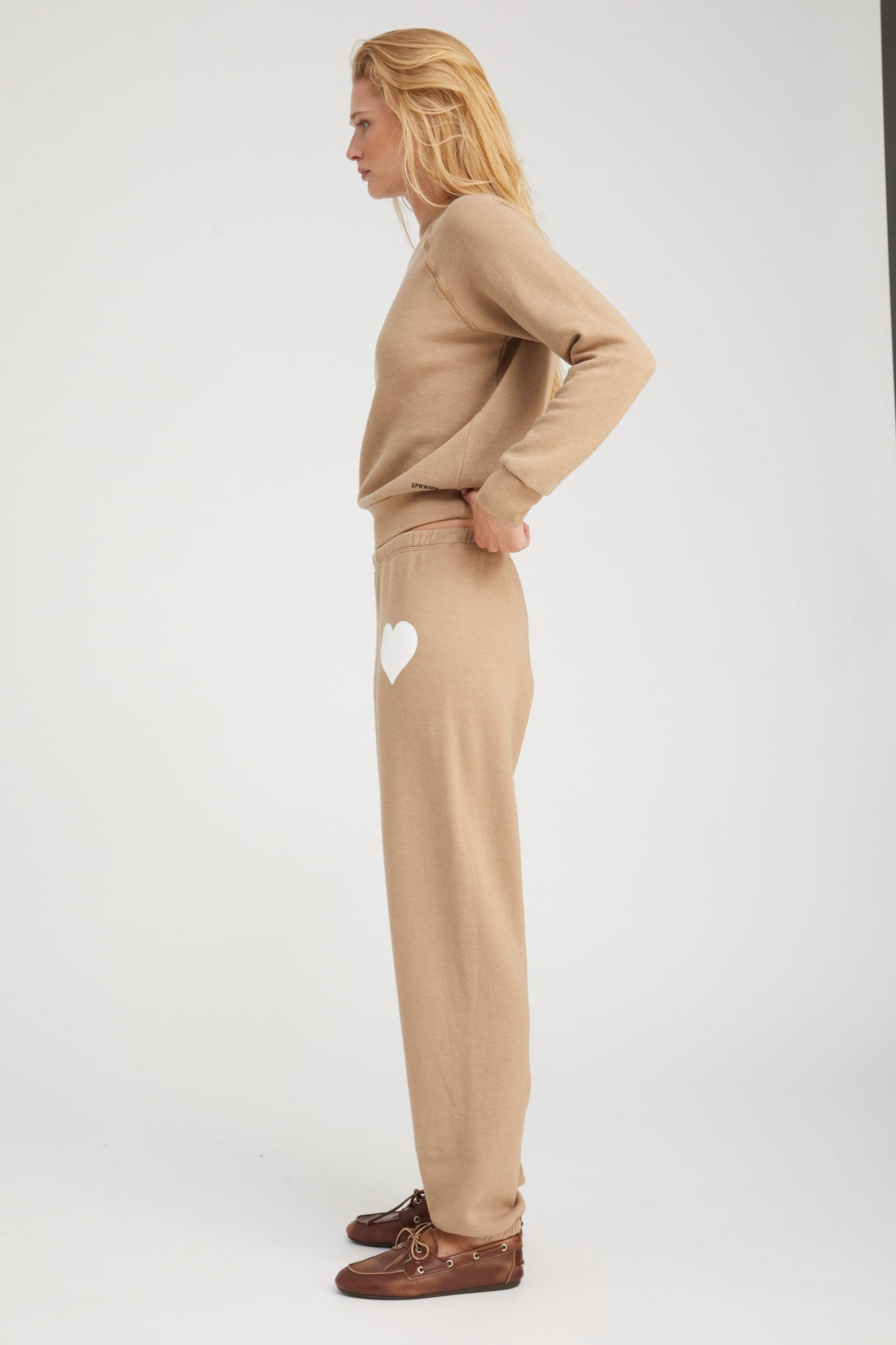 LATTE SHRUNKEN RAGLAN SWEATSHIRT - 4