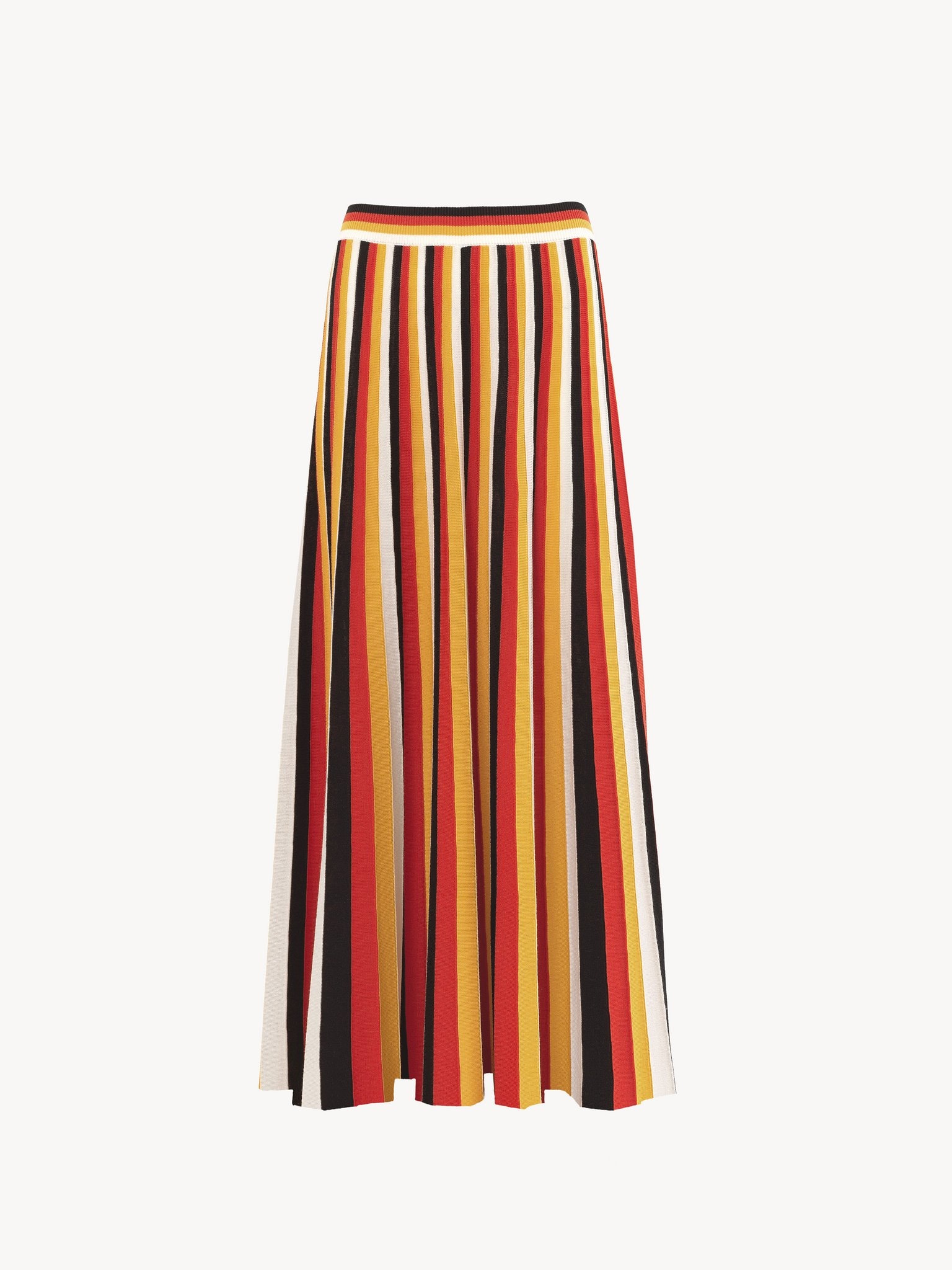 PLEATED MID-LENGTH SKIRT - 3