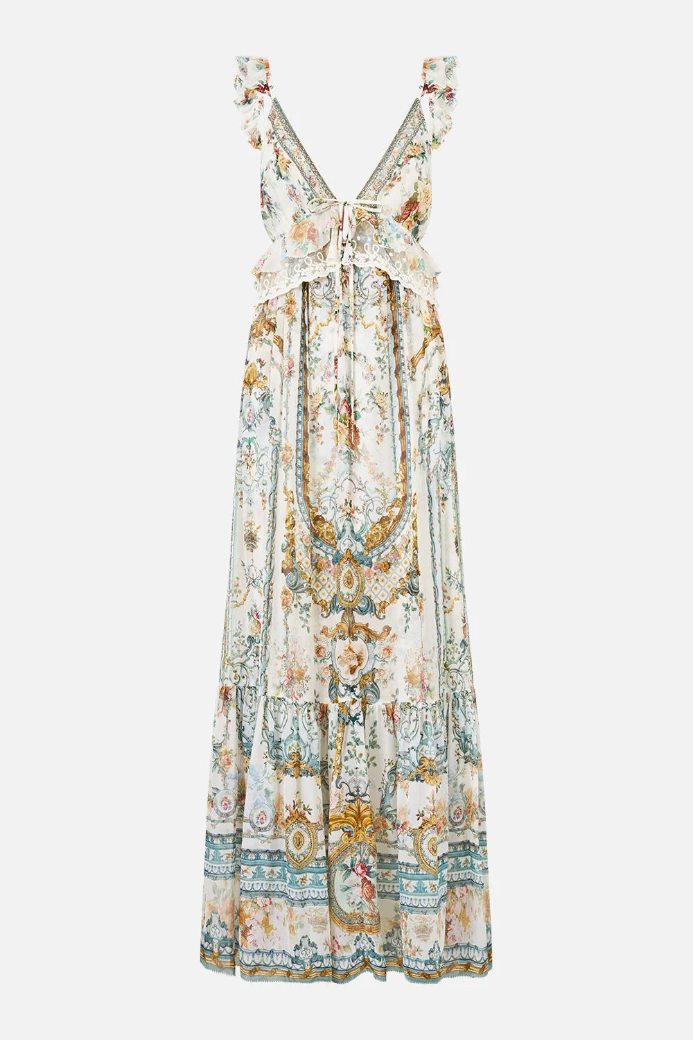 FRILL BRALETTE LONG DRESS BALLAD OF THE BIBLIOTHÈQUE - 1