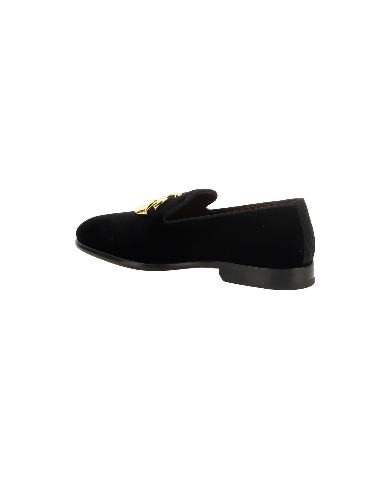 Dg Logo Plaque Slip-on Loafers - 3