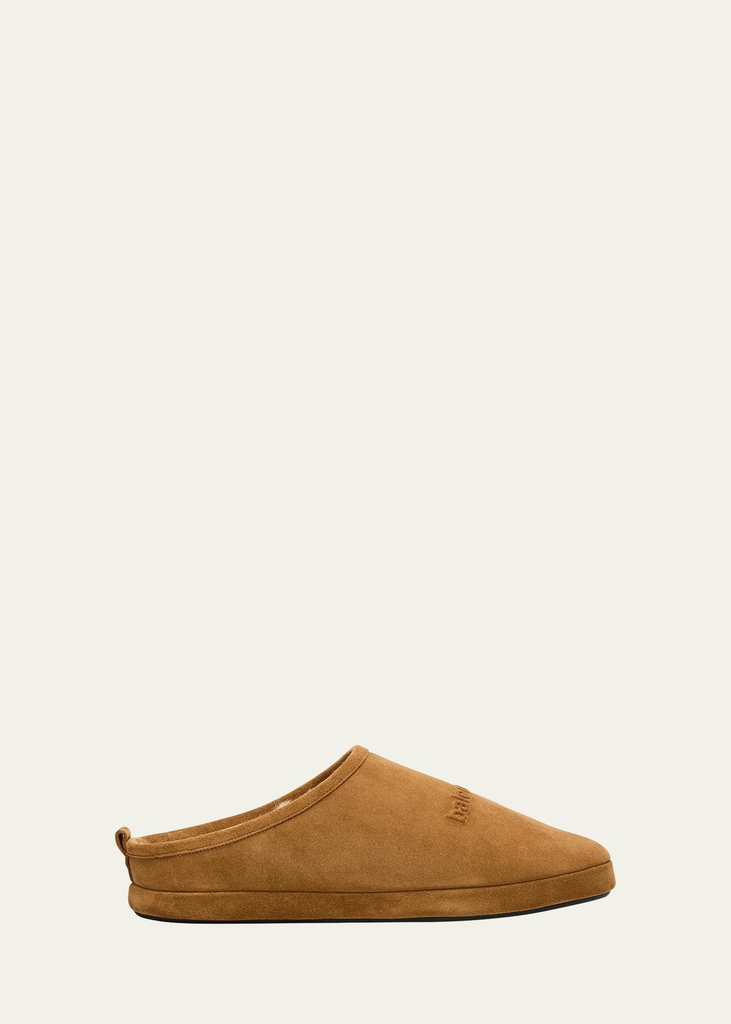 Men's Alaska Suede Embossed-Logo Slippers - 1