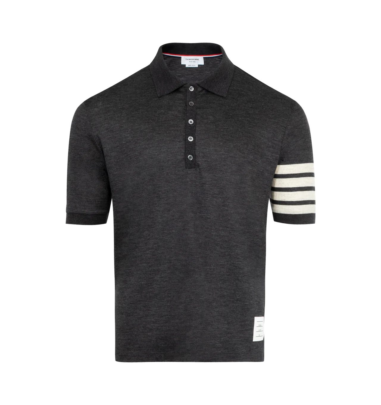 WOOL JERSEY 4 BAR POLO - 1